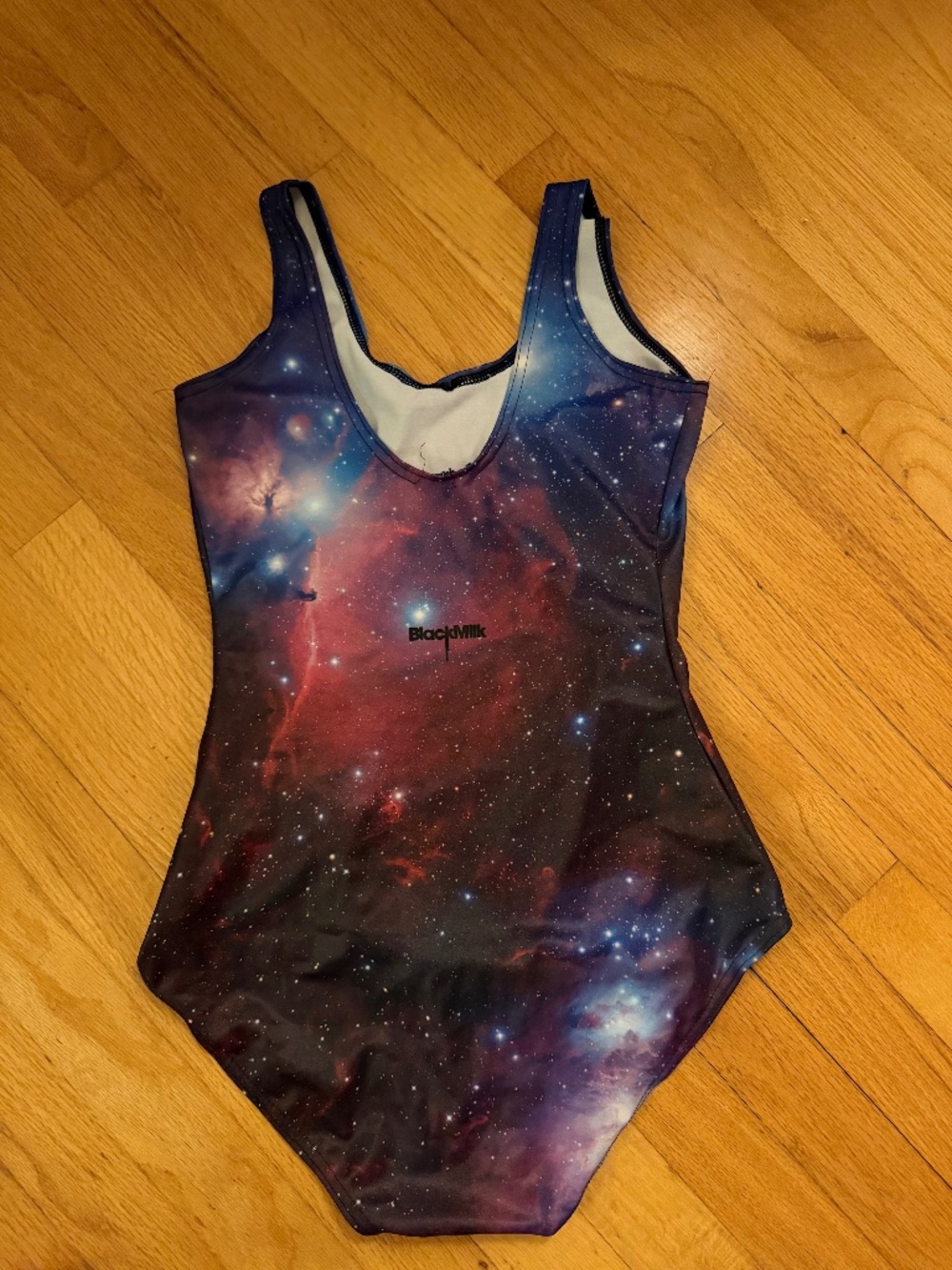 BlackMilk Galaxy Space Print One Piece Swimsuit Approx. Size S
